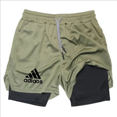 Men’s 2-in-1 Running Shorts with Phone Pocket