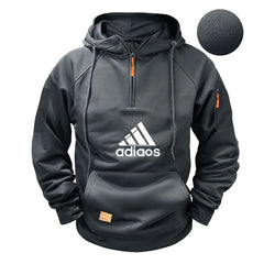 Men’s Autumn/Winter Hooded Sweatshirt – Fashionable, Warm & Casual Sports Pullover