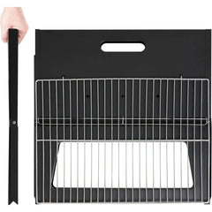 Portable Notebook BBQ Grill – Foldable Charcoal Barbecue Stove for Outdoor Camping & Picnics
