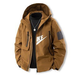 Men’s 2025 Printed Jacket – Casual Sport Trench Coat