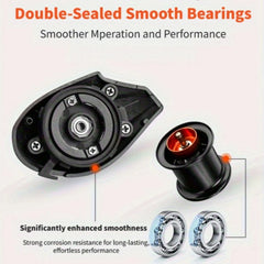 ThunderHawk 7.0:1 Baitcasting Reel – Ultralight, 4.5kg Drag, 5+1 Bearings, Saltwater Ready