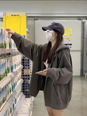 Oversized Women’s Hoodie – Autumn Casual Y2K Streetwear