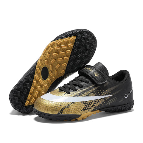 Kids Firm Ground Soccer Cleats – Lightweight Boys & Girls Outdoor Training Football Shoes