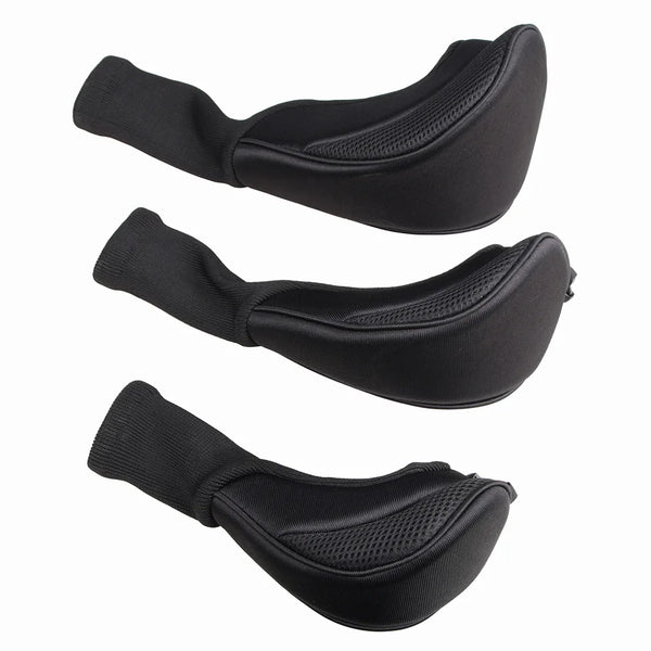 3-Piece Golf Club Head Covers – Wood Driver & Fairway