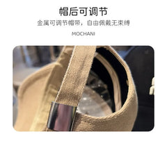 High-Quality Korean Embroidered Hard-Top Baseball Cap – Unisex Spring & Autumn Suncap