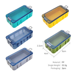 15pcs Portable Fishing Tackle Storage Boxes – Mini Lure & Hook Organizer Set
