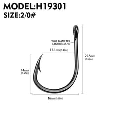 10Pcs High Carbon Steel Barbed Fishhooks