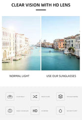 Lunettes de Soleil Homme – Polarized Sports Cycling Sunglasses for Outdoor Use