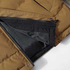 Men’s Windproof Thick Hooded Parka – Winter Casual Warm Outdoor Coat