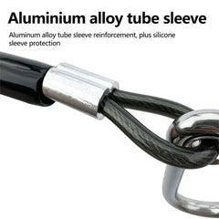 Elastic Coil Fishing Safety Lanyard – Lockable Heavy-Duty Stretch Rope