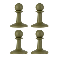 4pcs Camping Tent Poles with Lightning Caps – Durable Canopy Support Set