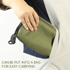 Foldable Backpack Stool – Portable Outdoor Fishing & Camping Chair with Storage Bag