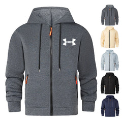 Men’s Autumn Slim-Fit Zip Hoodie Jacket