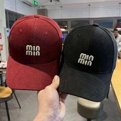 High-Quality Korean Embroidered Hard-Top Baseball Cap – Unisex Spring & Autumn Suncap