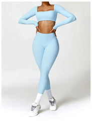 Women’s Quick-Dry Square Neck Gym Top