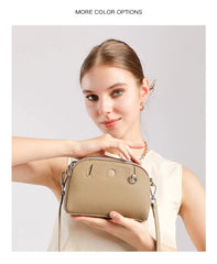 Genuine Leather Women’s Small Crossbody Shoulder Bag