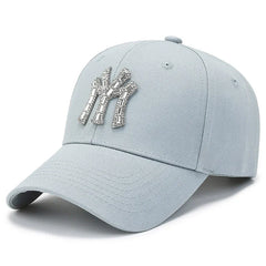 Women’s Rhinestone Baseball Cap – Fashion Casual Sunshade Hat