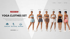Ctenkevet Women’s 2-Piece Fitness Yoga Set