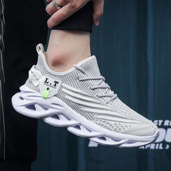 YRZL Men’s Sport Sneakers – Breathable Lightweight Running Shoes