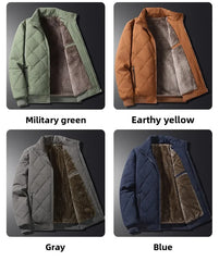Men’s Thick Fleece Parka – Warm Winter Outdoor Coat