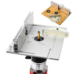 Aluminum Router Table Insert Plate with Miter Gauge – Woodworking Benches & Table Saw