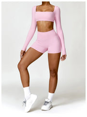 Women’s Quick-Dry Square Neck Gym Top