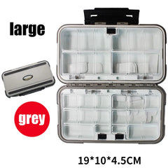 Waterproof Double-Sided Fishing Tackle Box – Multifunctional Hook & Bait Storage Organizer