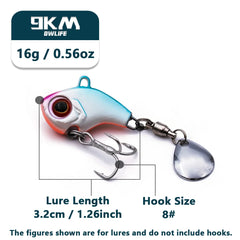 Crankbait & Spinner Fishing Lures 9–16g