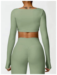 Women’s Quick-Dry Square Neck Gym Top