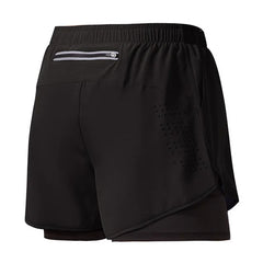 Men's Quick-Dry Double Layer Running Shorts