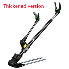 Stainless Steel Telescopic Fishing Rod Holder – Dual-Purpose Bracket (1.7M/2.1M/2.4M)