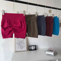 Women’s High-Waist Breathable Yoga Shorts