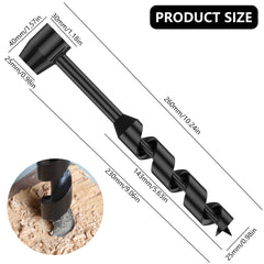 Bushcraft Carbon Steel Survival Hand Auger Drill