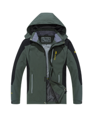 Men’s Waterproof Hiking Jacket – Windproof Outdoor Windbreaker