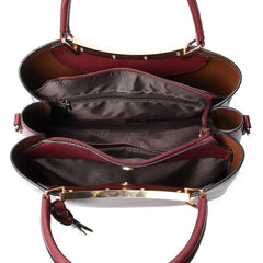 Kangaroo Women’s Large Capacity PU Shoulder Bag