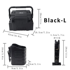 Large Multi-Function Fishing Box & Live Fish Bucket – Thickened Storage Tackle Organizer