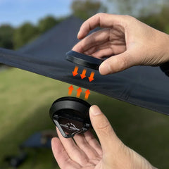 Outdoor Magnetic Tent Hook – Multi-Purpose Camping Ceiling Clamp & Rope Holder