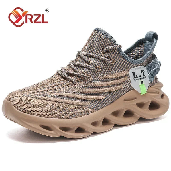 YRZL Men’s Sport Sneakers – Breathable Lightweight Running Shoes