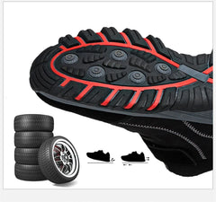 Men’s Waterproof Suede Winter Ankle Boots – Non-Slip