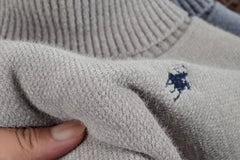 Men’s Luxury Velvet High Neck Sweater