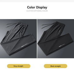 Men’s Ice Silk Quick-Dry Pants – Lightweight, Elastic, and Breathable Summer Trousers