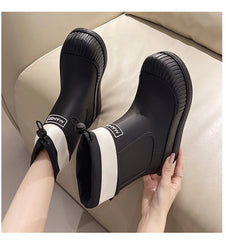 Women’s Waterproof Non-Slip Rain Boots – Soft, Comfortable & Stylish Outdoor Footwear