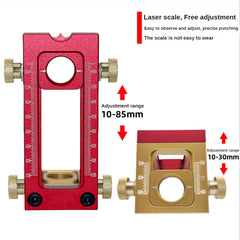 2-in-1 Doweling Jig & Drill Guide – Woodworking Hole Punch Locator