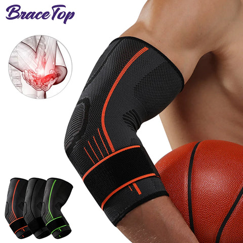 Adjustable Elbow Brace Support – Pain Relief Wrap for Arthritis & Sports Injuries