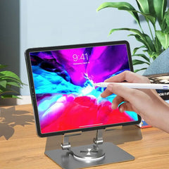 360° Rotatable Tablet Stand – Adjustable Foldable Desktop Holder (4.7–12")