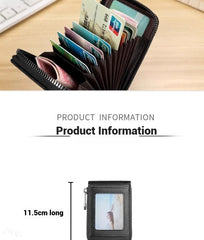 Women’s Zippered Card Holder Wallet