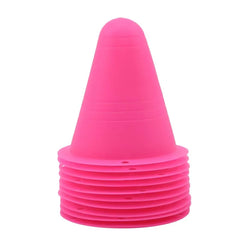 10PCS Training Cones Set – Soft Sports Marker for Soccer, Skating, and Fitness Drills