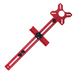 3-in-1 Router Groove & Circle Cutting Jig – Adjustable Aluminum Woodworking Bracket