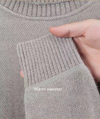 Men’s Luxury Velvet High Neck Sweater