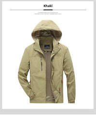 Men’s Gorpcore Tactical Jacket – Waterproof Military Windbreaker